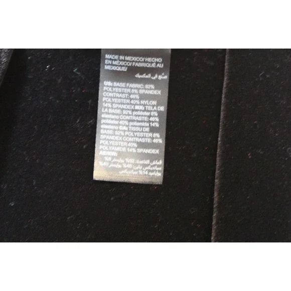 Chico's Travelers Collection Reversible Black To Red Velvet Jacket 1 8/10 H13887 - Picture 8 of 12